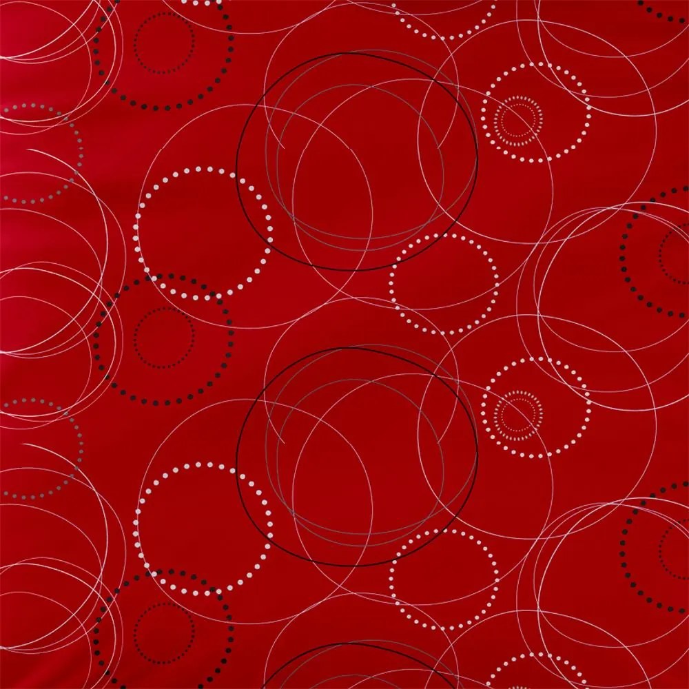 PrzytulneMieszkanie.pl PrzytulneMieszkanie.pl Pościel z bawełny Renforcé CHARA czerwone Rozmiar pościeli: 2 szt 80 x 80 cm | 200 x 200 cm