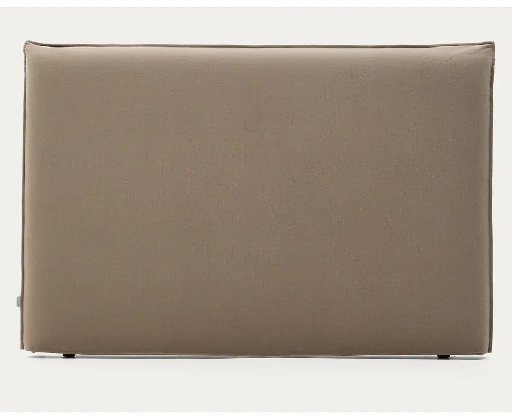 Szarobrązowy tapicerowany zagłówek 180x118 cm Jaira – Kave Home