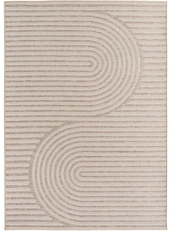 Dywan zewnętrzny Desert Geometria beżowy 80 cm x 250 cm