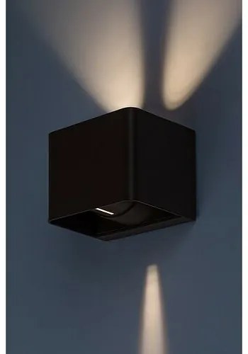 Rabalux 77169 zewnętrzna lampa ścienna LEDHallstatt, 10 W, brązowa