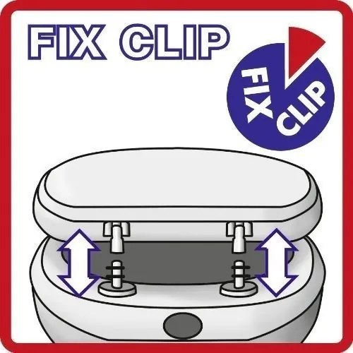 Deska sedesowa Premium Samos WENKO, ciche zamykanie sedesu Duroplast mocowanie Fix-Clip
