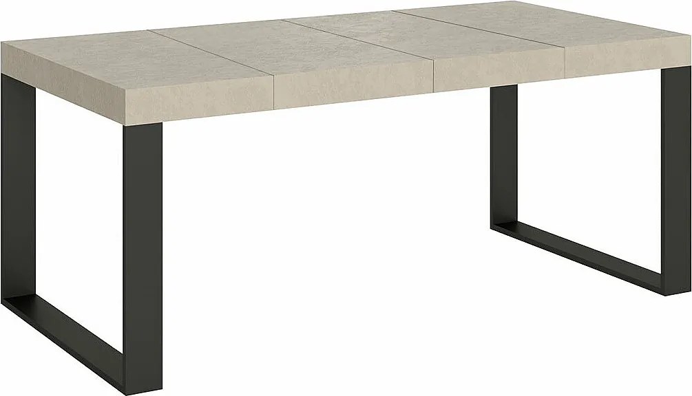 Stół rozkładany 140/244x90 cm Tecno Premium nogi kaszmirowe antracytowe