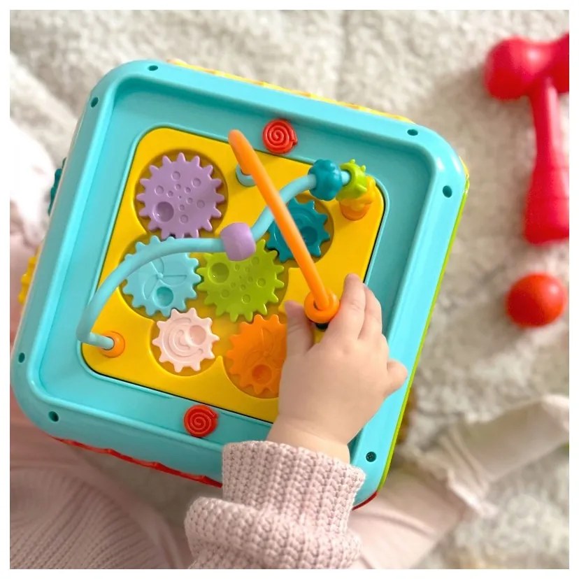 Woopie baby wielofunkcyjna kostka aktywności montessori 6w1 - 18m+