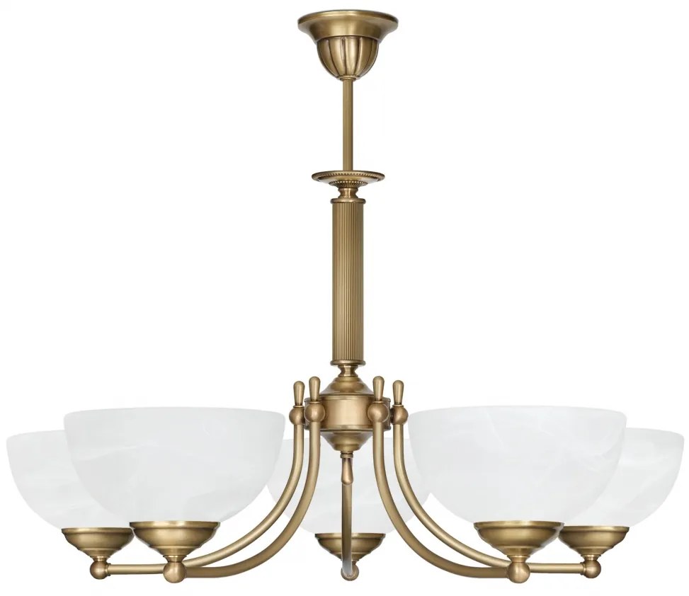 Klasyczny żyrandol mosiężny V-S5A