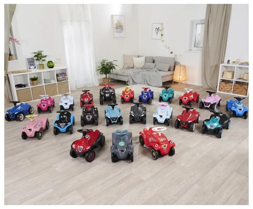 Big jeździk bobby car classic eco z klaksonem szary
