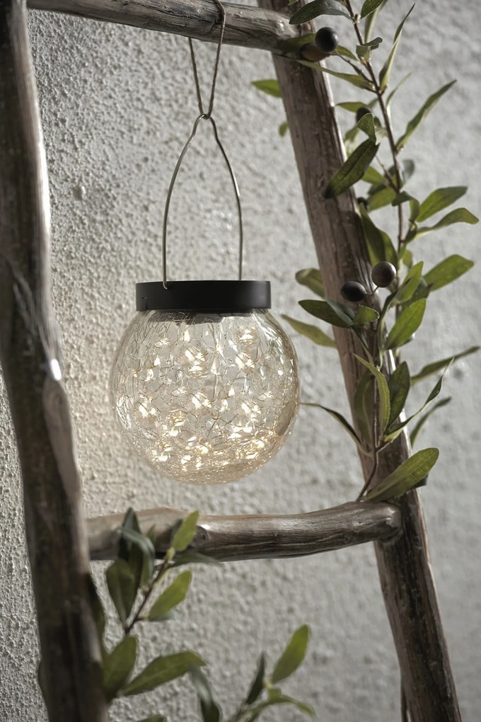 Wiszący lampion solarny GLORY 13 cm