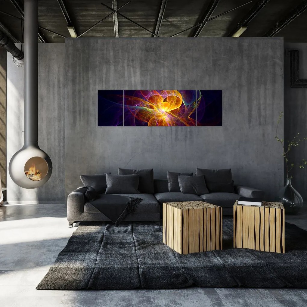 Abstrakcyjny obraz (170x50 cm)
