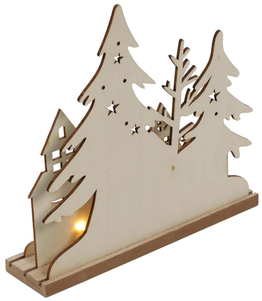 Świąteczna lampa stołowa LED,20 cm