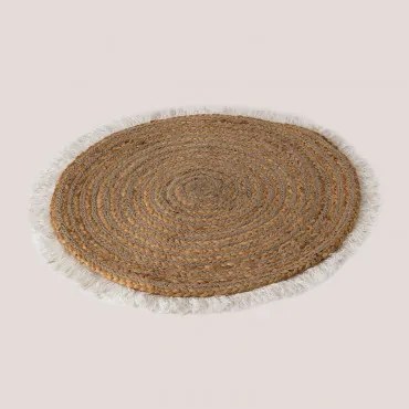 Podkładka Z Naturalnego Juty Lida Miel & Ø58 Cm - Sklum