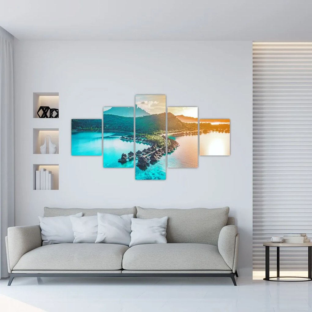 Obraz - Bora Bora (125x70 cm)