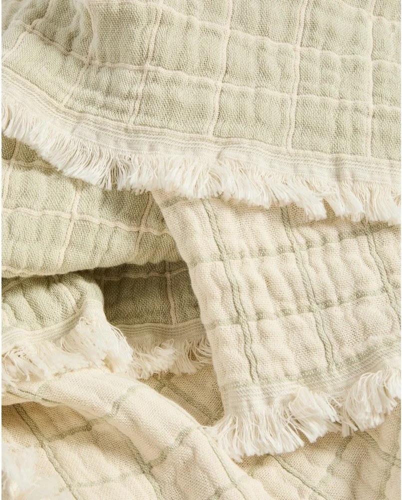 Jasnozielony koc dziecięcy żakardowy 130x170 cm Tivaro – Kave Home