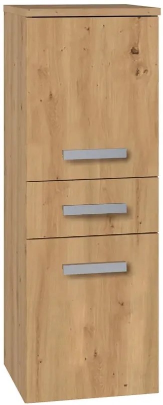 Wąski Niski Słupek Łazienkowy Dąb Artisan H4-F20