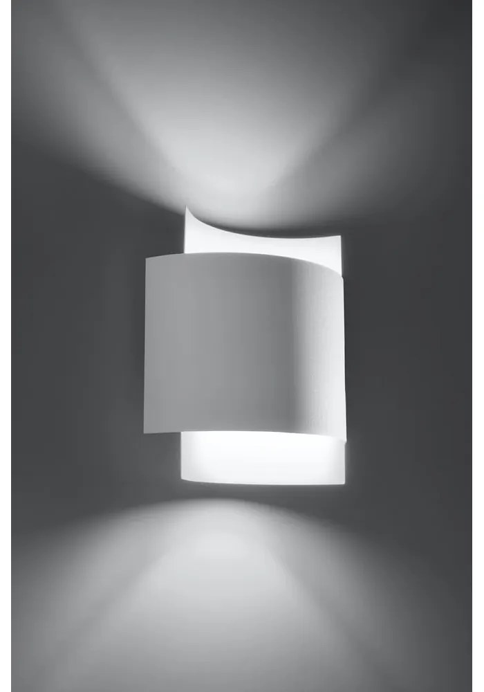 Biały kinkiet Sollux Forgmi