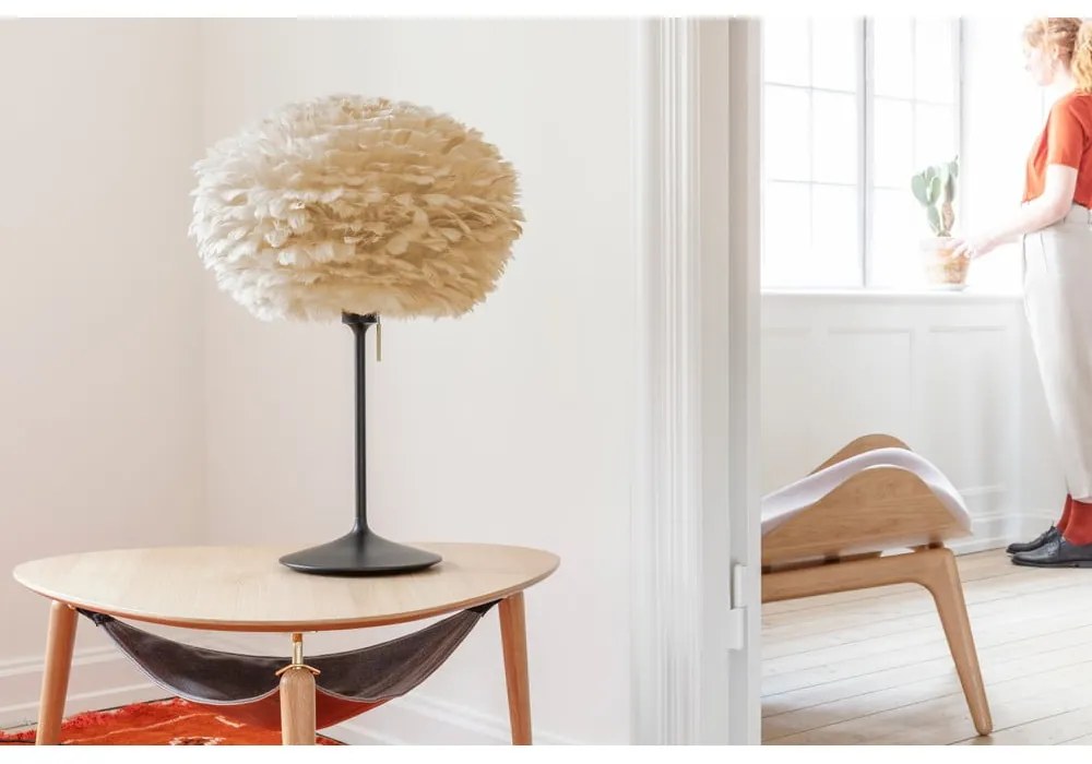 Jasnobrązowy abażur ø 45 cm Eos medium – UMAGE