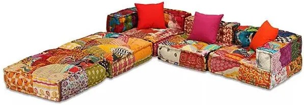 Modułowa patchworkowa sofa M5-N16
