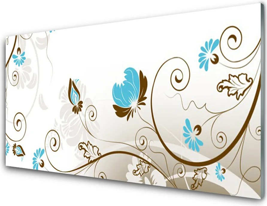 Panel Szklany Dynamiczna Kompozycja Linii