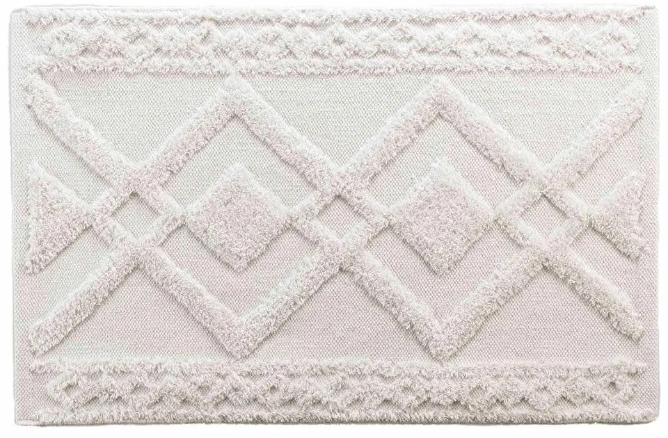 Biały dywanik łazienkowy 50x80 cm Gladis – douceur d'intérieur