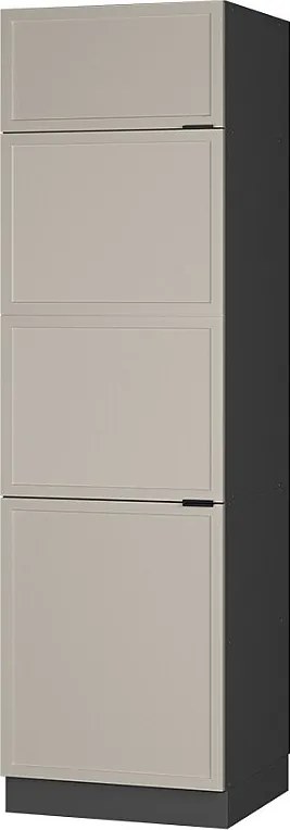 Szafka na lodówkę greybeige 60x58.1x206.8 fame-line