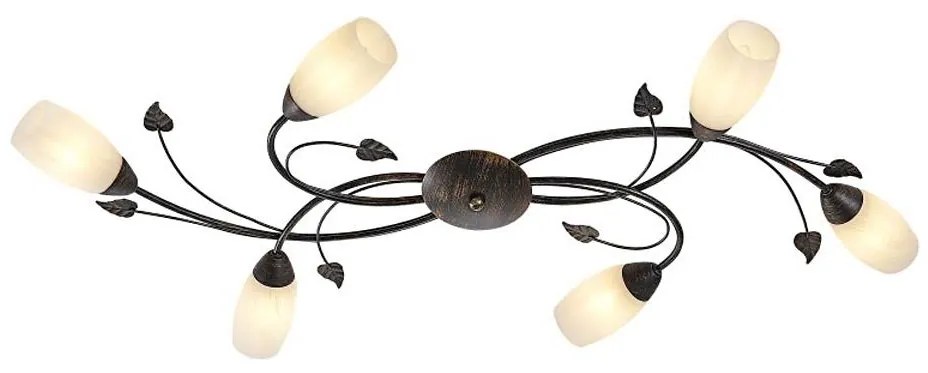 Globo 60800623X - Żyrandol natynkowy VENEZIA 6xE14/40W/230V