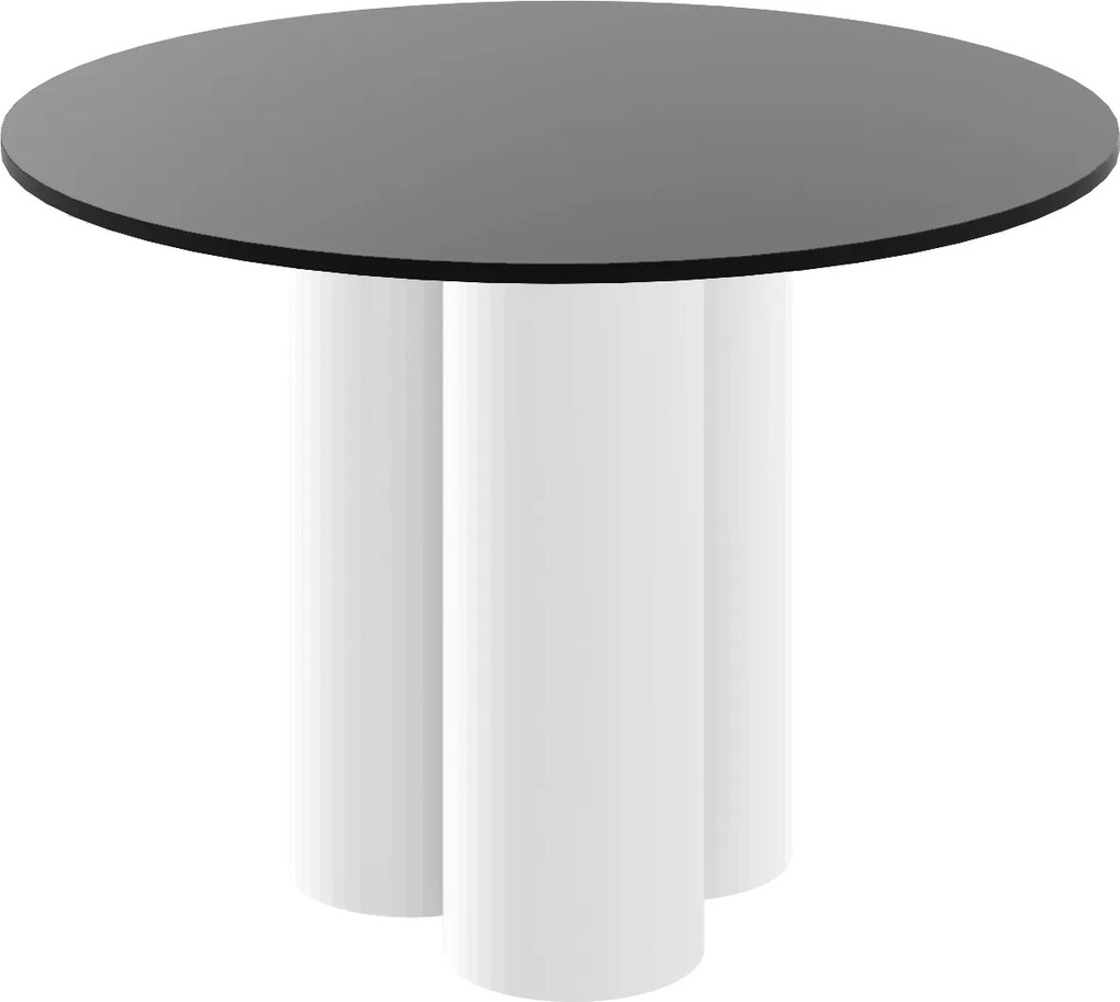 Okrągły stół z matowym blatem Raveo Hubertus