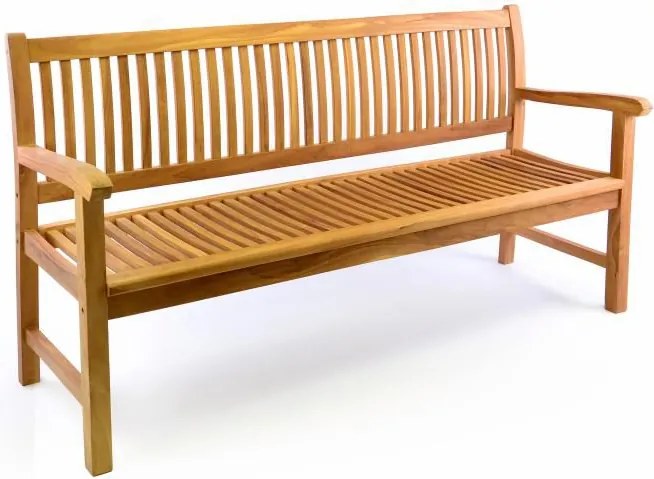 Ławka ogrodowa 3-osobowa 180 cm drewniana