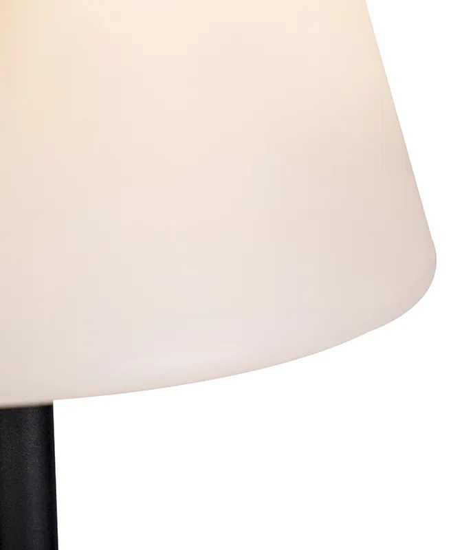 Zewnetrzna Nowoczesna lampa podłogowa zewnętrzna czarna - Virginia Nowoczesny Oswietlenie zewnetrzne