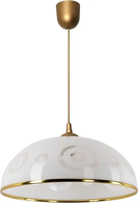 Biało Złota Lampa Wisząca Do Kuchni K6-T17