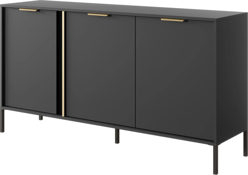 Komoda LORENZO 153 cm do Salonu Sypialni Antracyt