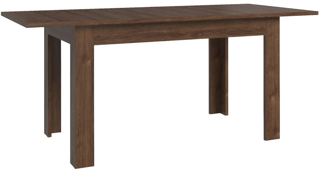Stół Rozkładany Prostokątny Drewniany do Jadalni MYTH 130-175 cm Dąb brązowy Loft