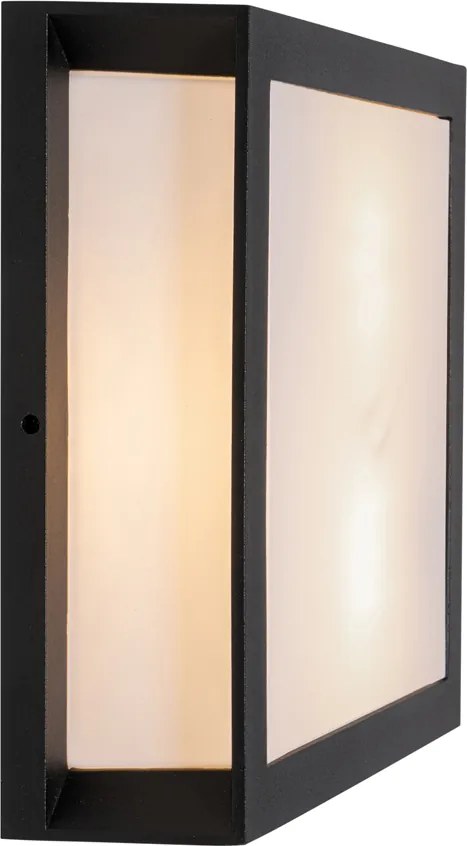 Nowoczesna lampa ścienna zewnętrzna czarna 2-światłowa IP44 - Jeffrey