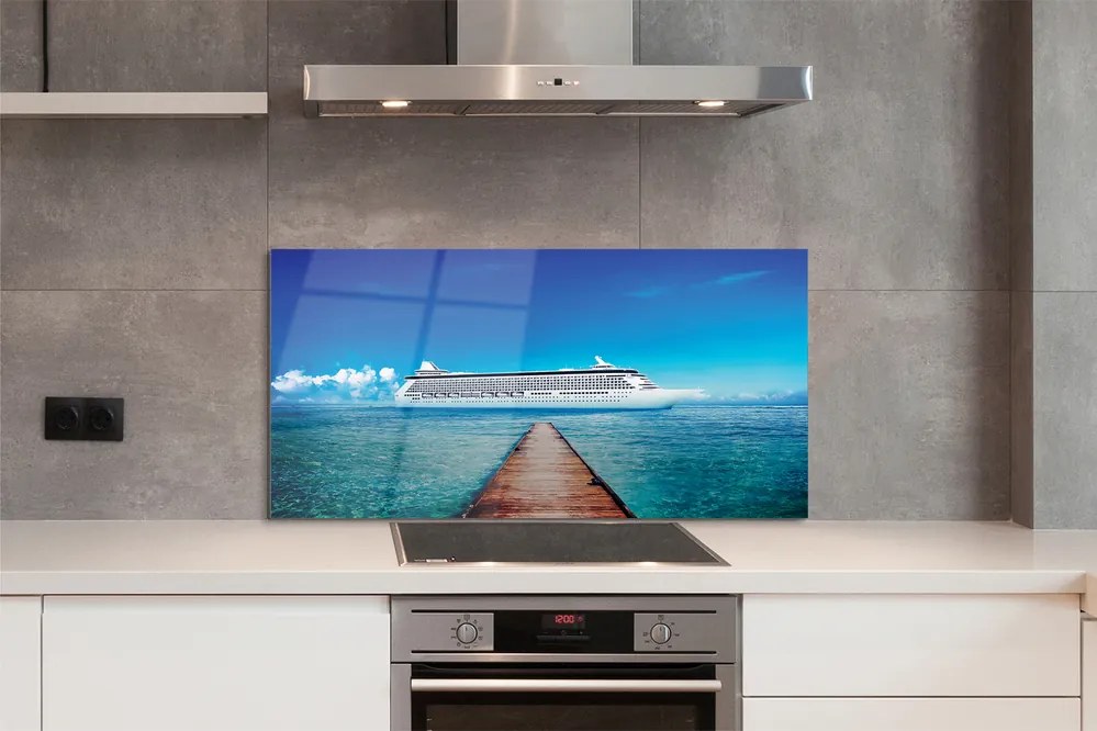 Szkło Ozdobne do Kuchni Letni Rejs po Morzu