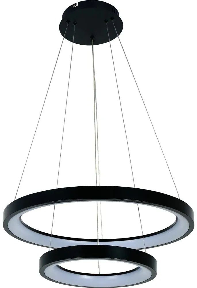 Brilagi - LED ściemnialna lampa wisząca na lince FALCON SLIM LED/68W/230V śr. 50 cm czarna +PILOT