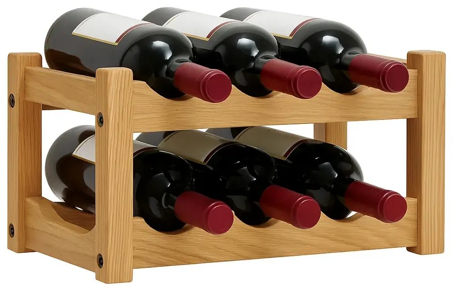 Drewniany stojak na wino - Miral
