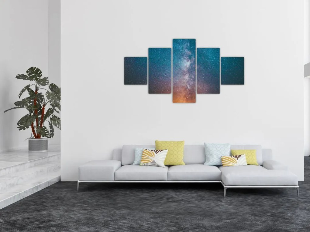 Obraz - Droga Mleczna (125x70 cm)