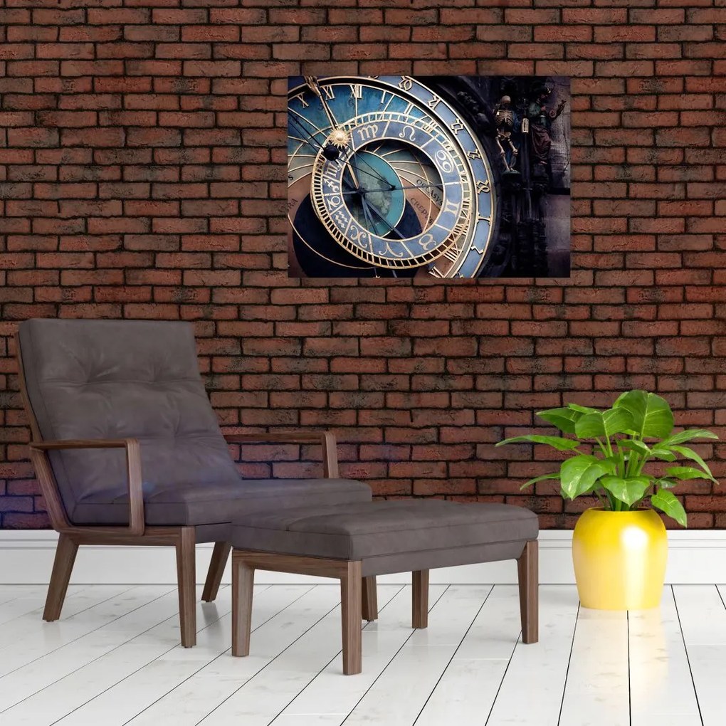 Obraz - Praski zegar astronomiczny, Praga (70x50 cm)