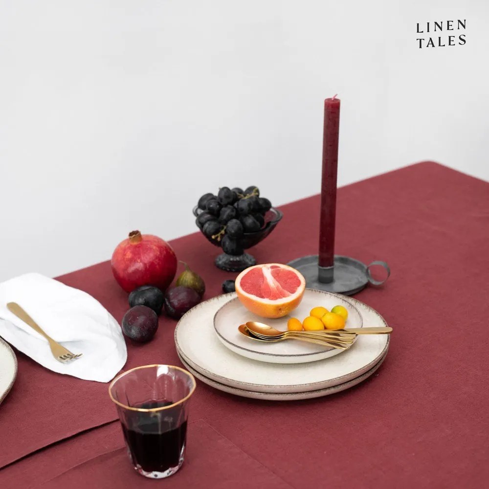 Lniany obrus 140x200 cm Marsala – Linen Tales
