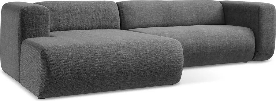 Szary narożnik (lewostronny/z szezlongiem) Ekahi – Makamii