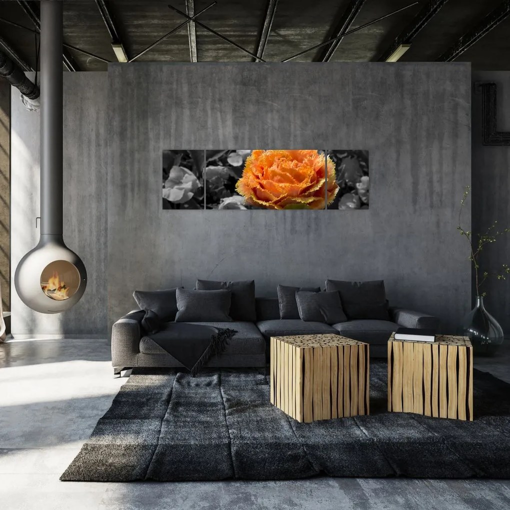 Obraz kwiatu (170x50 cm)