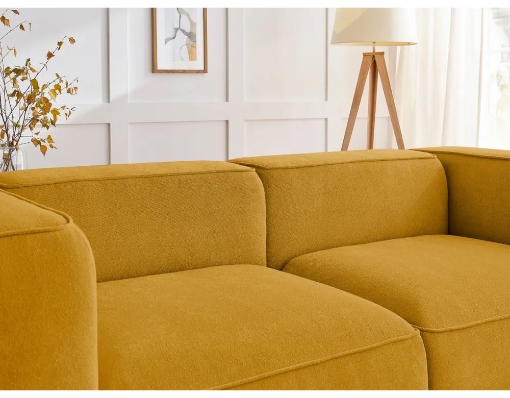 Sofa w kolorze ochry 255 cm Zephyr – Bobochic Paris