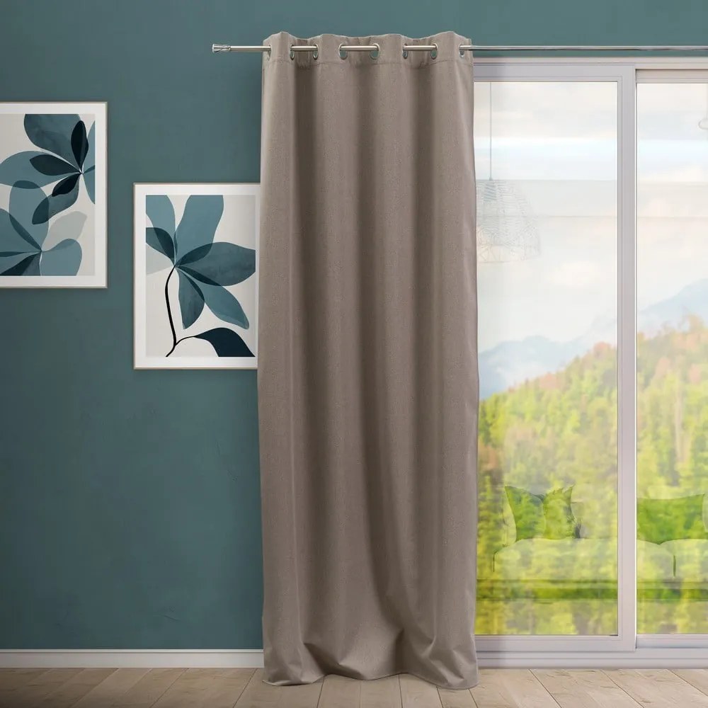 Brązowa zasłona 135x260 cm Quality – Casa Selección