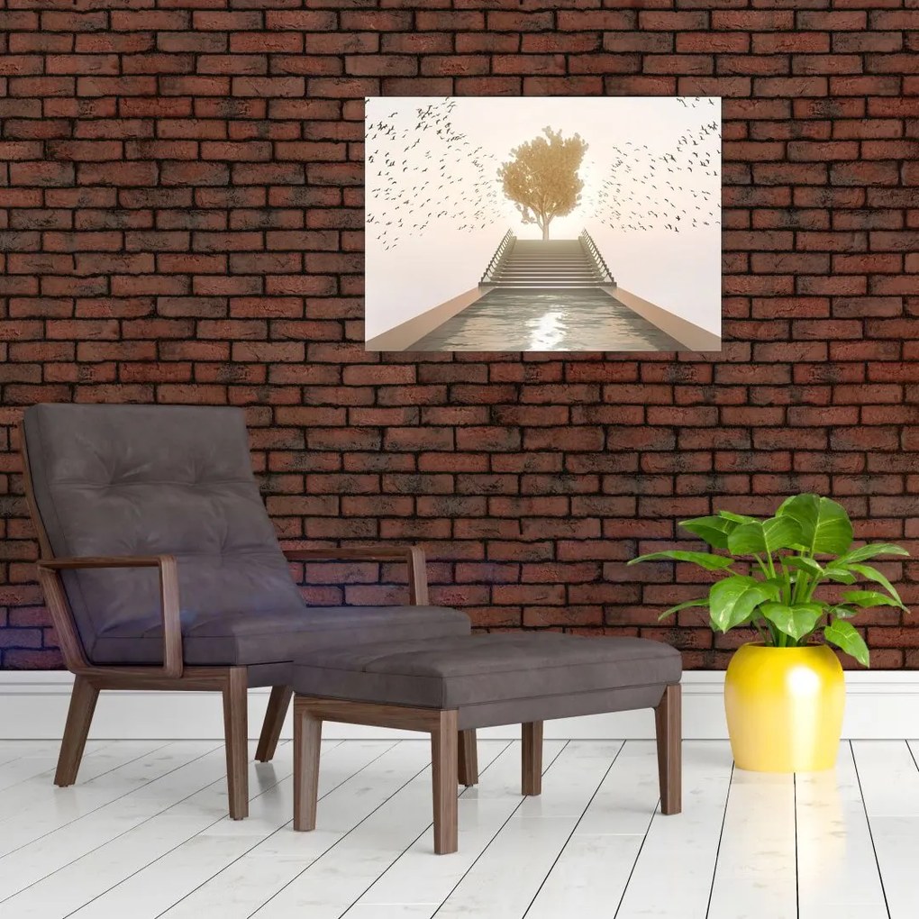 Obraz - Most do nieznanego (70x50 cm)