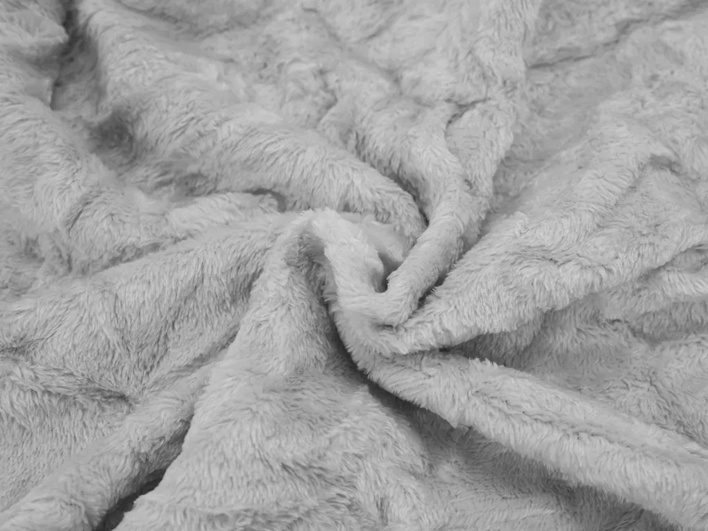 Pluszowy MIŚ BOB z dziecięcym kocykiem w środku, szary