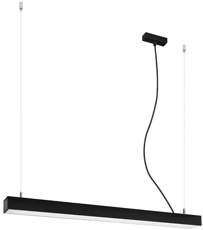 Czarna lampa wisząca z modułem LED 3000 K - 5X EX613 P4-H20