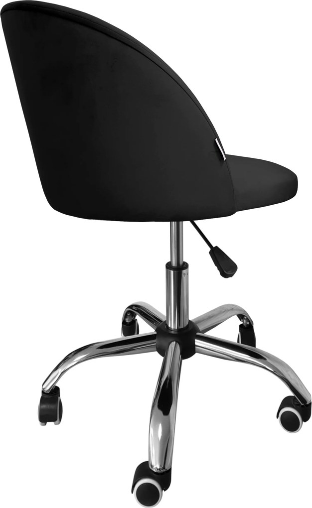 Fotel obrotowy COLIN krzesło biurowe fotel ergonomiczny do biurka : Kolor Stelaża - Chrom, Kolor tkaniny - VELVET - MG19, Typ siedziska - Siedzisko obrotowe 360°, Typ tkaniny - Velvet
