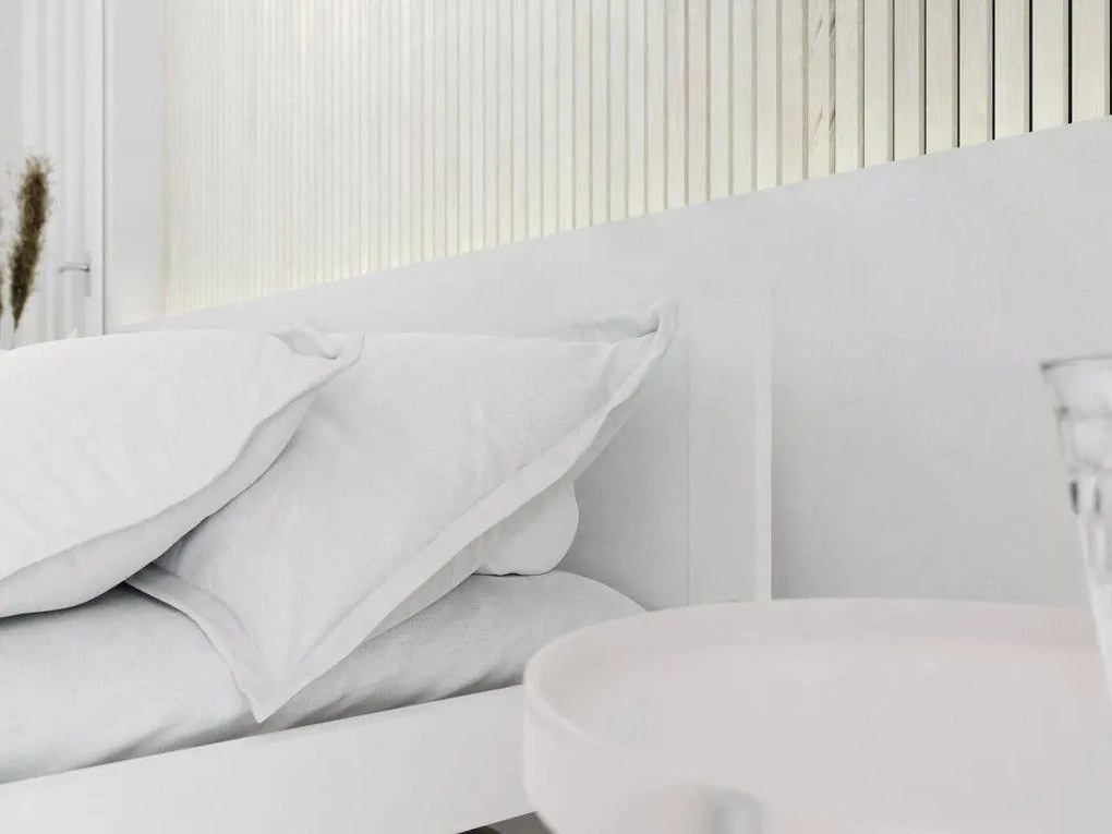 Łóżko IKAROS 80 x 200 cm, białe Materac: Bez materaca