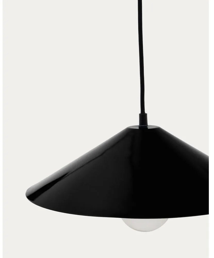 Czarny kinkiet ø 35 cm Kally – Kave Home