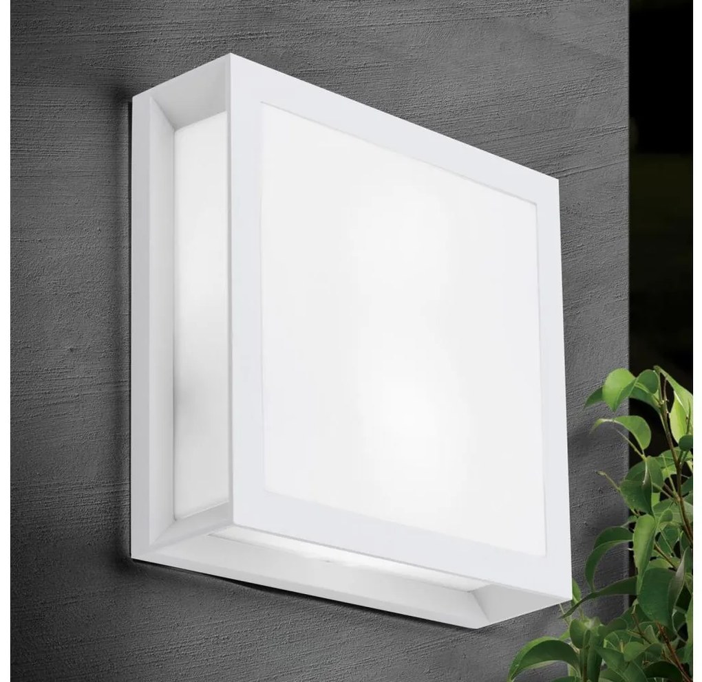 Orion - Oprawa zewnętrzna HENRY 2xE27/15W/230V 26x26 cm IP44 biała