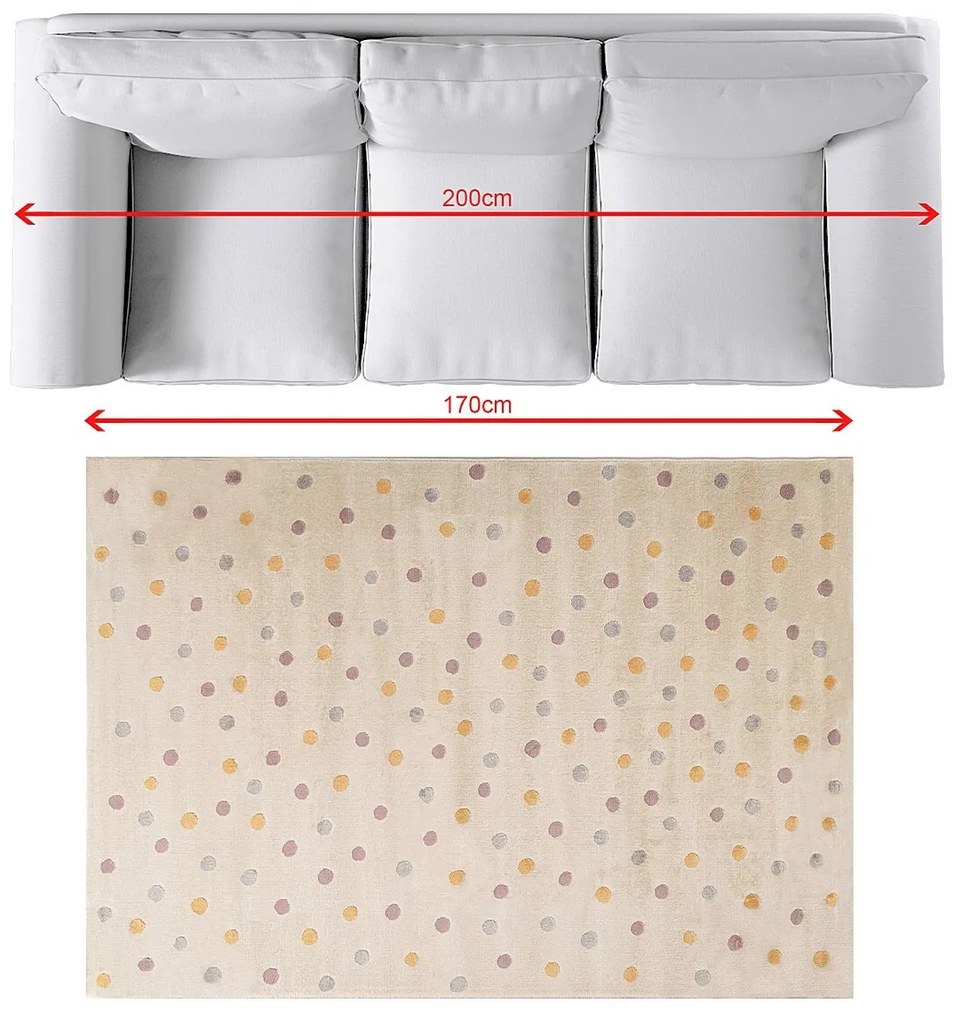 Dywan Dotti sand 120x170 cm