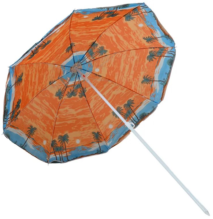 Parasol SUNSET BEACH 180 cm, pomarańczowy