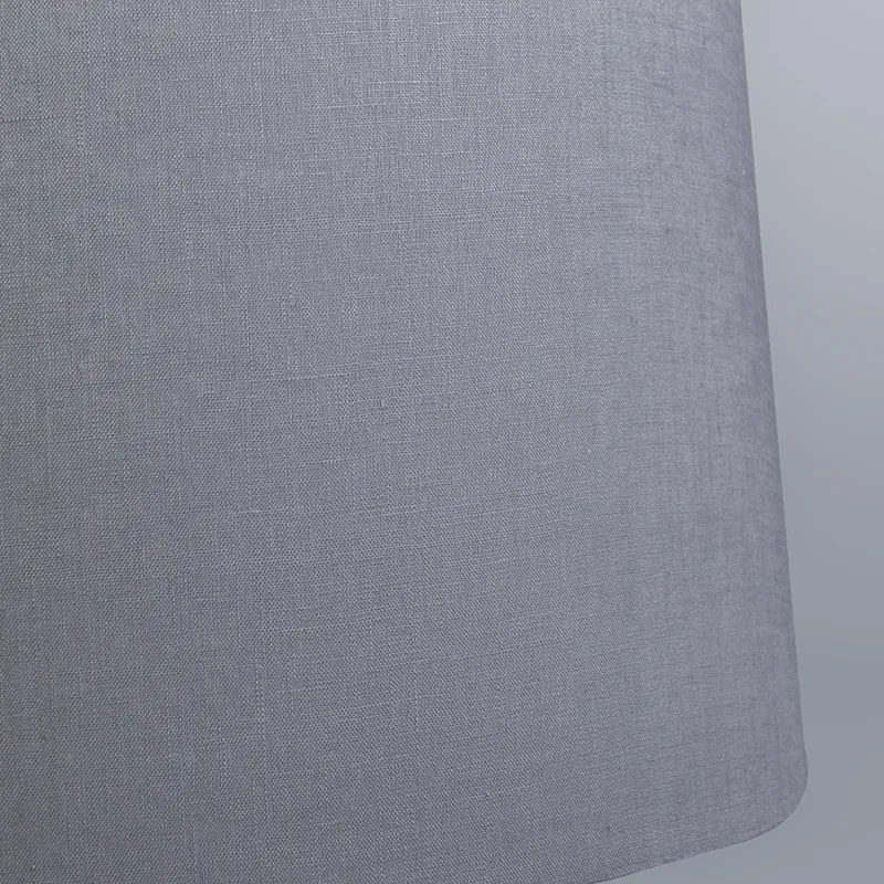 Abażur lniany ciemnoszary 45 cm